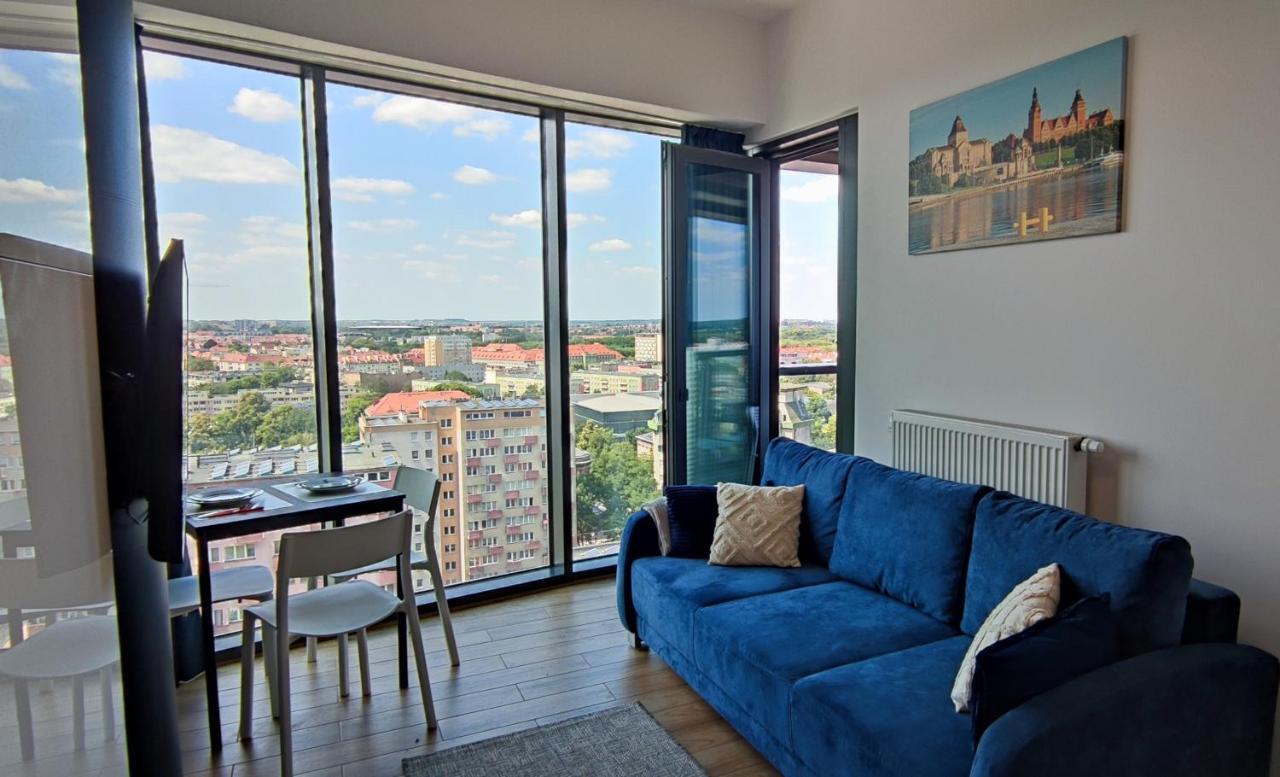 Aleda Tower, 14 Floor, Balkon Apartment Szczecin Exterior foto