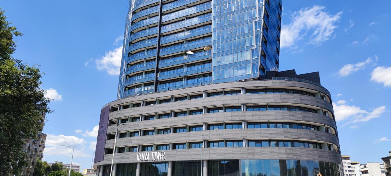 Aleda Tower, 14 Floor, Balkon Apartment Szczecin Exterior foto