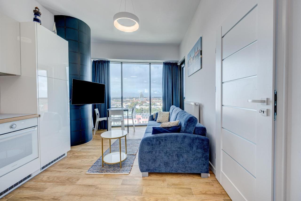 Aleda Tower, 14 Floor, Balkon Apartment Szczecin Exterior foto