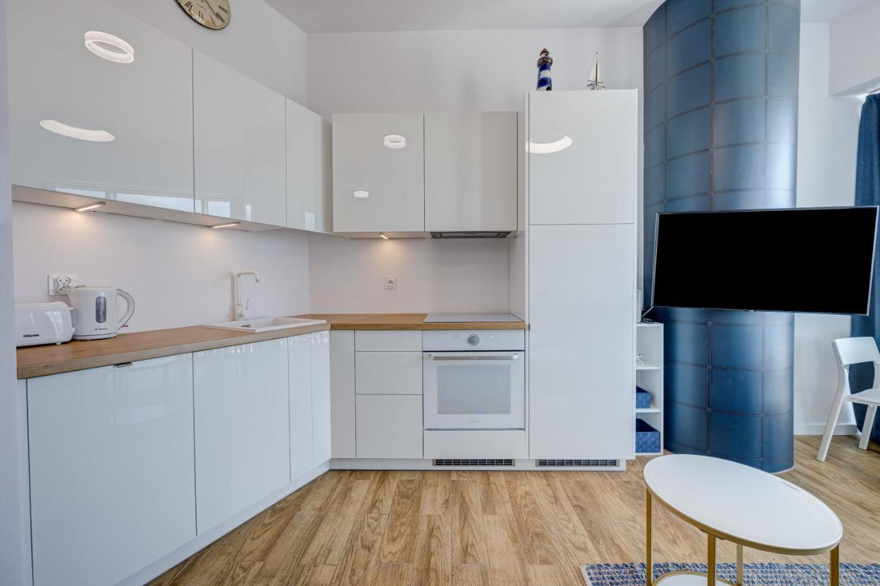 Aleda Tower, 14 Floor, Balkon Apartment Szczecin Exterior foto