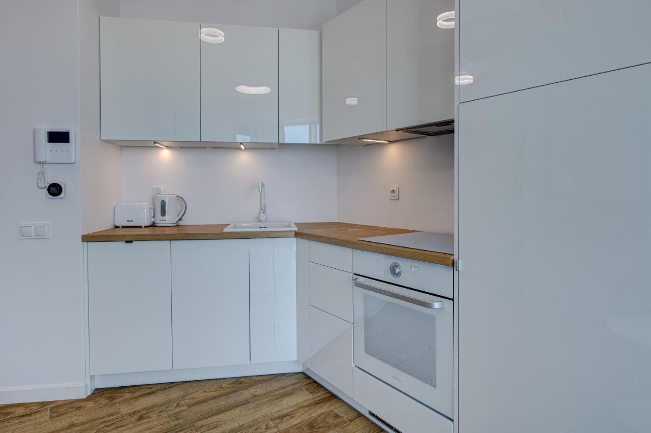 Aleda Tower, 14 Floor, Balkon Apartment Szczecin Exterior foto
